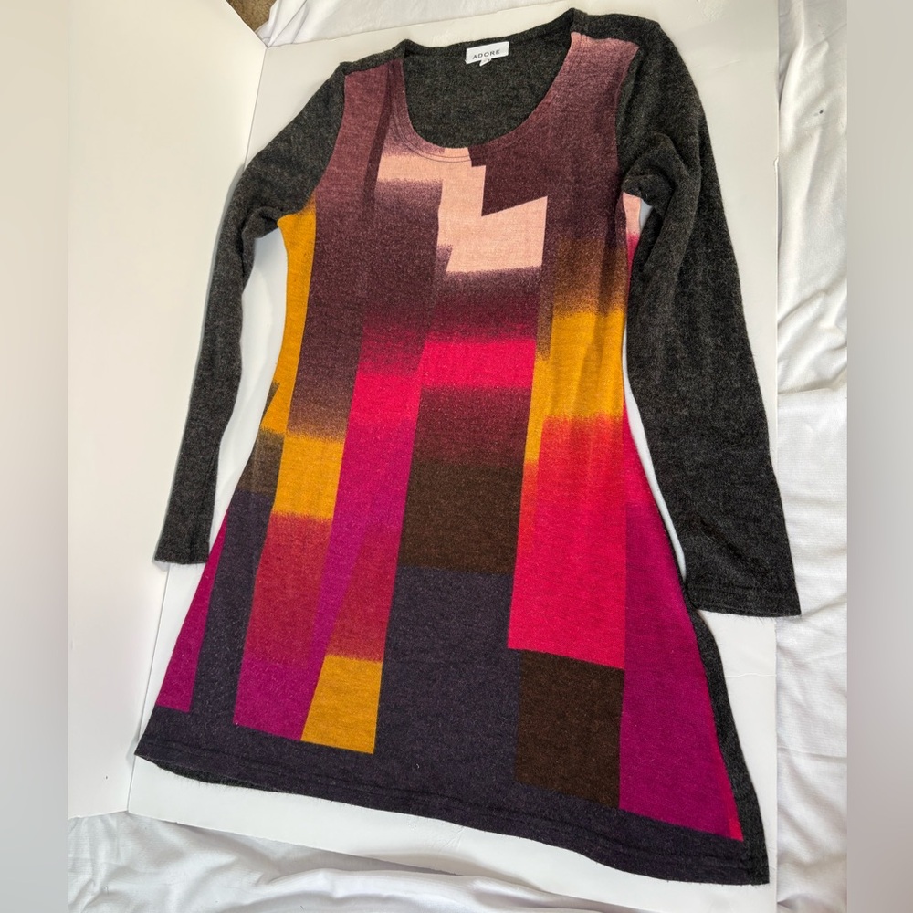 Adore Gray Wool Blend Sweater